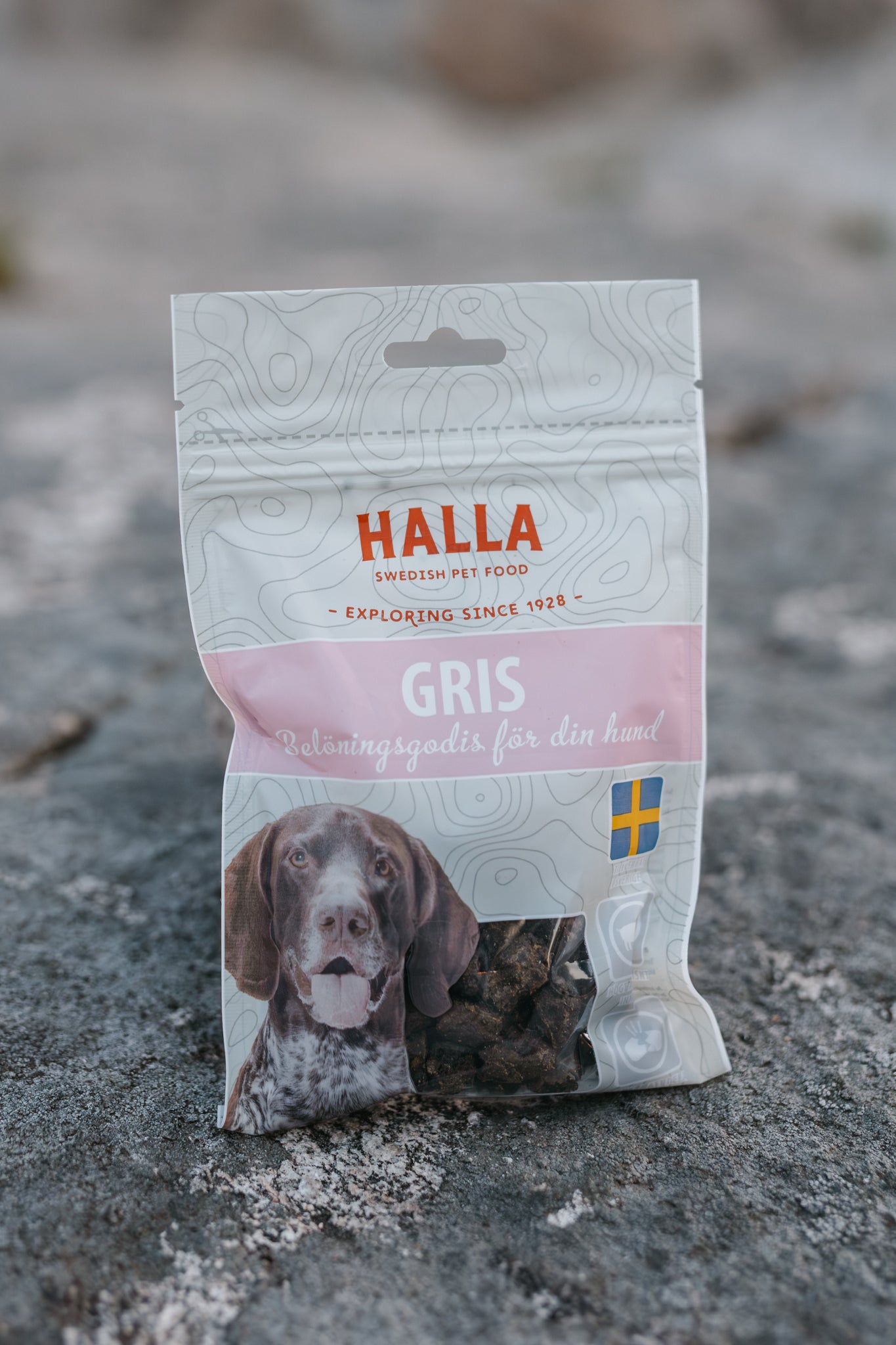 Halla hundgodis GRIS