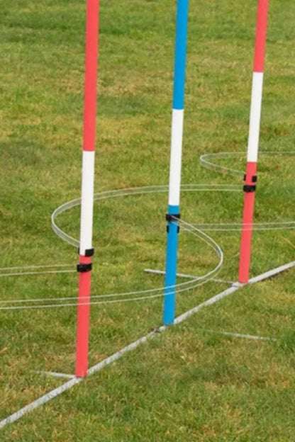 JENNY Bow transparenta slalombågar styck eller i set om 10. Hjälpmedel för att lära hunden slalom