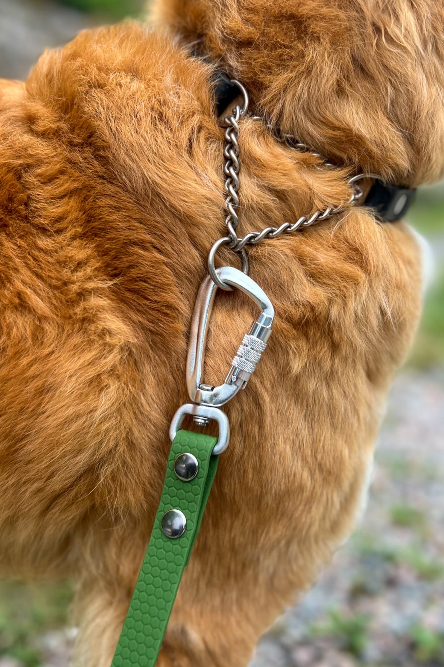 Koppel med twistlock hake i hexa material 